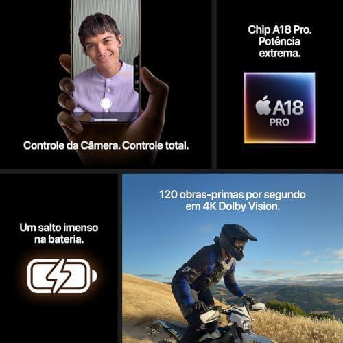 Apple iPhone 16 Pro (256 GB) – Titânio natural Apple iPhone 16 Pro (256 GB) – Titânio natural