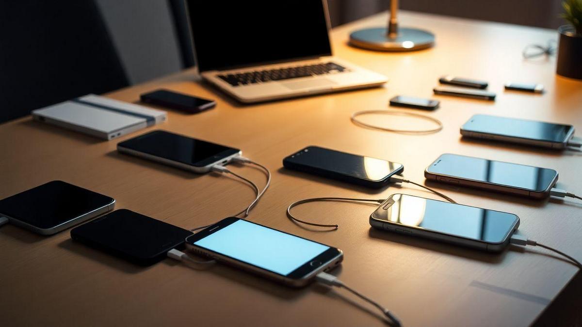 Análise comparativa de celulares