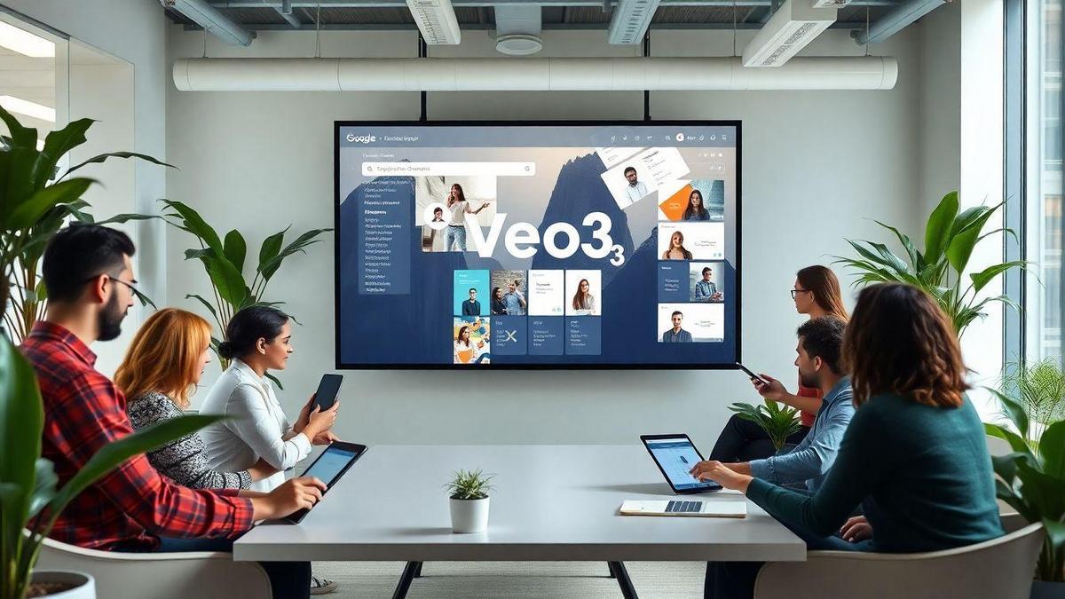 Aplicações interativas do Google VEO3