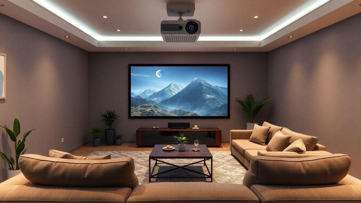 Instalação do Projetor Home Theater