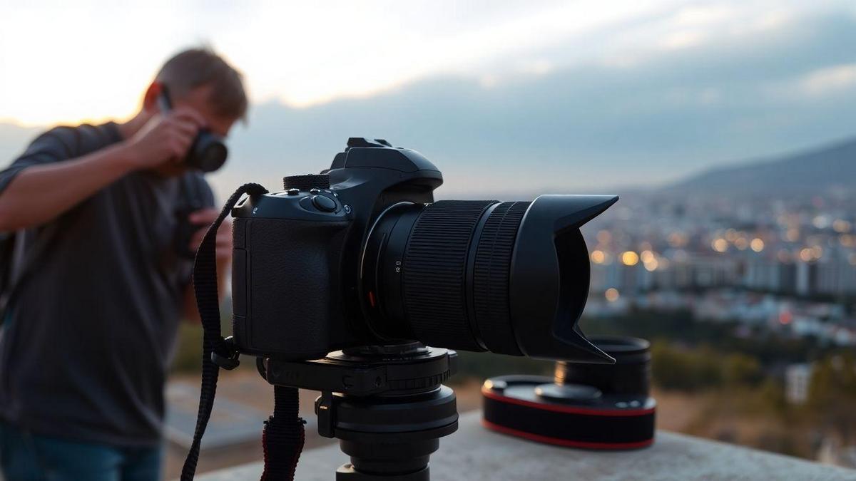 Preparação para a Sessão de Fotografia Noturna