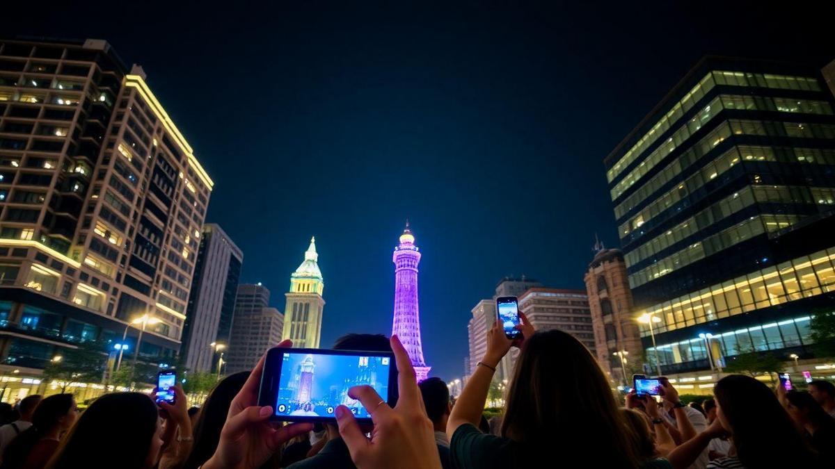 Tendências em fotografia noturna com smartphones